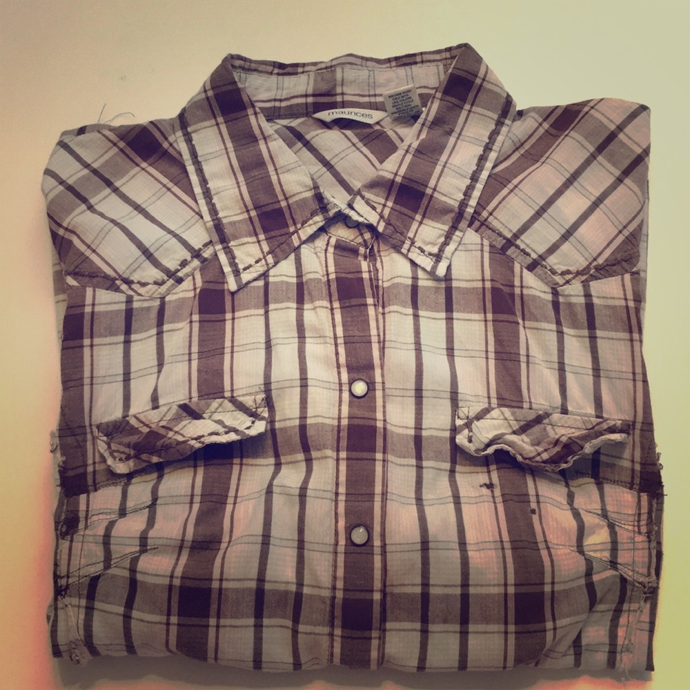 Worn Plaid Shirt